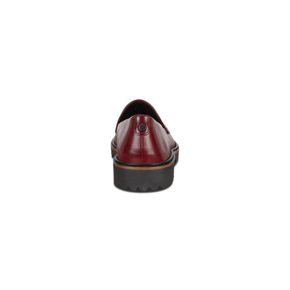 Womens Loafer - ECCO Incise Tailored - Burgundy - 8405LNURJ